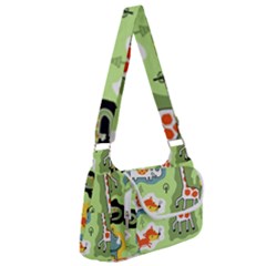 Seamless-pattern-with-wildlife-animals-cartoon Multipack Bag by Simbadda