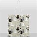 Cute Cat Seamless Pattern Full Print Rope Handle Tote (Large) View2