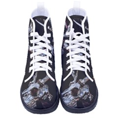 Deer Skull Men s High-top Canvas Sneakers by MonfreyCavalier