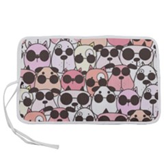 Cute-dog-seamless-pattern-background Pen Storage Case (l) by Simbadda