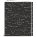 Abstract-math Pattern 8  x 10  Softcover Notebook View2