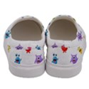 Seamless-pattern-cute-funny-monster-cartoon-isolated-white-background Men s Canvas Slip Ons View4
