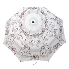 Cat-with-bow-pattern Folding Umbrellas by Simbadda