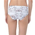 Cat-with-bow-pattern Mid-Waist Bikini Bottoms View2