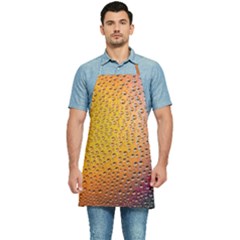 Rain Drop Abstract Design Kitchen Apron by Excel
