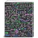Math-linear-mathematics-education-circle-background 8  x 10  Softcover Notebook View2