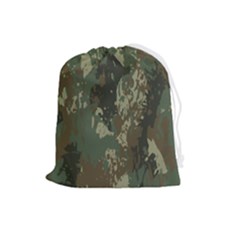 Camouflage-splatters-background Drawstring Pouch (large) by Simbadda