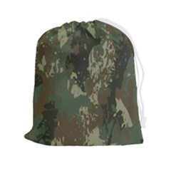 Camouflage-splatters-background Drawstring Pouch (2xl) by Simbadda