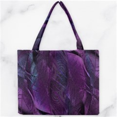 Feather Pattern Texture Form Mini Tote Bag by Grandong
