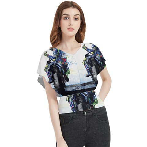 Download (1) D6436be9-f3fc-41be-942a-ec353be62fb5 Download (2) Vr46 Wallpaper By Reachparmeet - Download On Zedge?   1f7a Butterfly Chiffon Blouse by AESTHETIC1