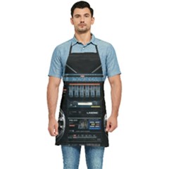 Vintage Radio Kitchen Apron by Proyonanggan