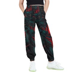 A Dark City Vector Kids  Joggers by Proyonanggan
