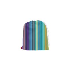 Color Stripes Drawstring Pouch (xs) by Proyonanggan