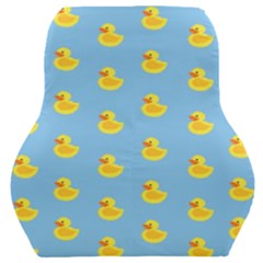 Rubber Duck Pattern Car Seat Back Cushion  by Valentinaart