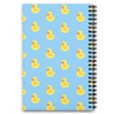 Rubber duck pattern 5.5  x 8.5  Notebook View2