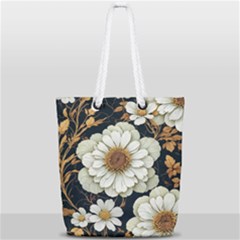Fantasy People Mysticism Composing Fairytale Art Full Print Rope Handle Tote (small) by Bangk1t