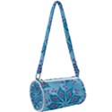 Flower Template Mandala Nature Blue Sketch Drawing Mini Cylinder Bag View2