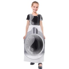 Washing Machines Home Electronic Kids  Short Sleeve Maxi Dress by pakminggu