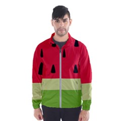 Watermelon Fruit Food Healthy Vitamins Nutrition Men s Windbreaker by pakminggu