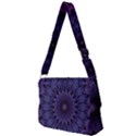 Shape Geometric Symmetrical Symmetry Wallpaper Full Print Messenger Bag (S) View2