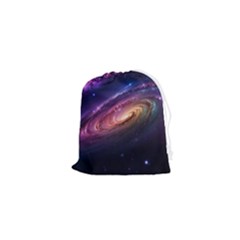 Universe Space Star Rainbow Drawstring Pouch (xs) by Ravend