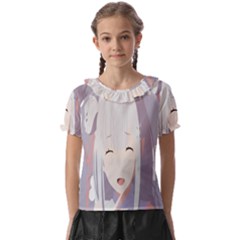 Emilia Rezero Kids  Frill Chiffon Blouse by artworkshop