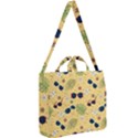 Seamless Pattern Of Sunglasses Tropical Leaves And Flower Square Shoulder Tote Bag View2