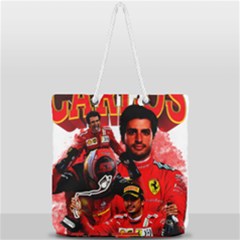 Carlos Sainz Full Print Rope Handle Tote (large) by Boster123