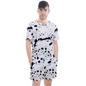 Monochrome Mirage  Men s Mesh Tee and Shorts Set View1