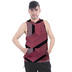 Blocks Abstract Pattern Art Men s Sleeveless Hoodie by Grandong
