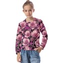 Plum Blossom Blossom Kids  Long Sleeve Tee with Frill  View1