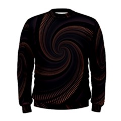 Wave Curves Abstract Art Backdrop Men s Sweatshirt by Grandong