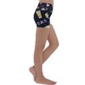 Cute-girl-things-seamless-background Kids  Lightweight Velour Yoga Shorts View3