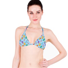 Cute-kawaii-ice-cream-seamless-pattern Classic Bikini Top by pakminggu