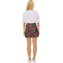 Leaves Pattern Seamless Mini Front Wrap Skirt View4