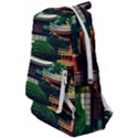 Japan Mount Fuji Japanese Travelers  Backpack View1