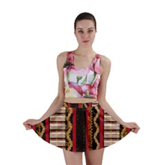 Textile Pattern Abstract Fabric Mini Skirt by pakminggu