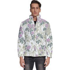 Vine Vineyard Plants Nature Men s Puffer Bubble Jacket Coat by uniart180623