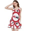 Overtaking-traffic-sign Inside Out Racerback Dress View1