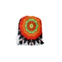 Abstract-kaleidoscope-colored Drawstring Pouch (Small) View2