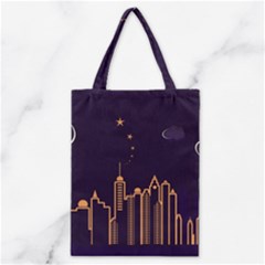 Skyscraper Town Urban Towers Classic Tote Bag by pakminggu