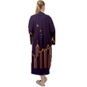 Skyscraper Town Urban Towers Maxi Velvet Kimono View2