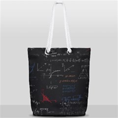 Math Mathematics Pattern Full Print Rope Handle Tote (small) by pakminggu