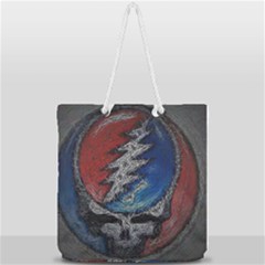 Grateful Dead Logo Full Print Rope Handle Tote (large) by Cowasu