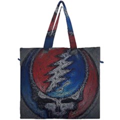 Grateful Dead Logo Canvas Travel Bag by Cowasu