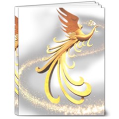 Phoenix 8  X 10  Hardcover Notebook by Cowasu
