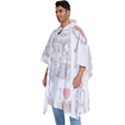 London-paris-drawing-vector-london-comics Men s Hooded Rain Ponchos View2