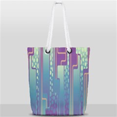 Non-seamless-pattern-background Full Print Rope Handle Tote (small) by Cowasu