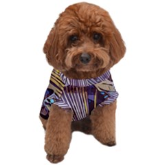 Abstract-drawing-design-modern Dog T-shirt by Cowasu