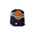 Planet-orbit-universe-star-galaxy Drawstring Pouch (Small) View2
